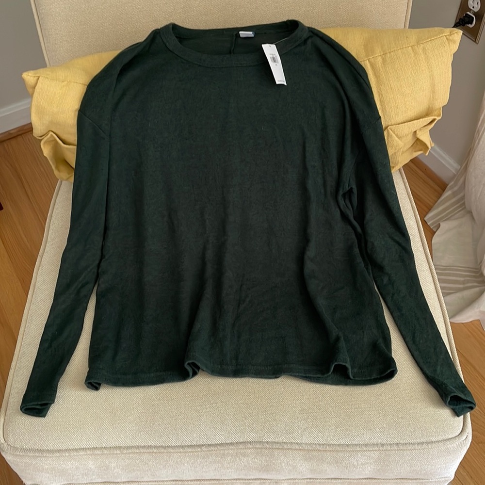 NWT Old Navy Super Soft Leggings Top Dark Green Size XS